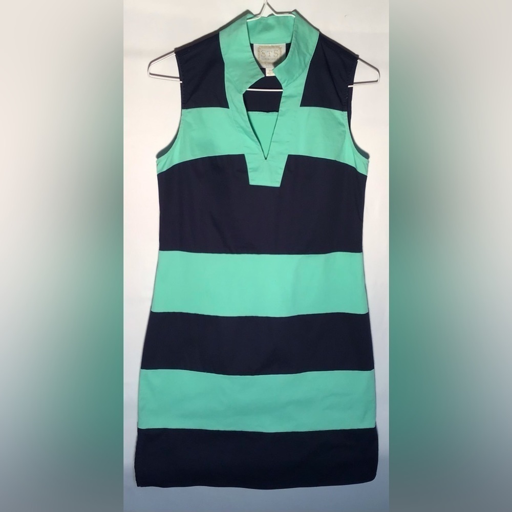 SAIL to Sable sleeveless cute wide striped dress Size XS